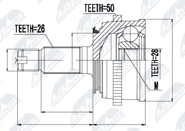 Joint Kit, drive shaft (NPZ-HD-027)