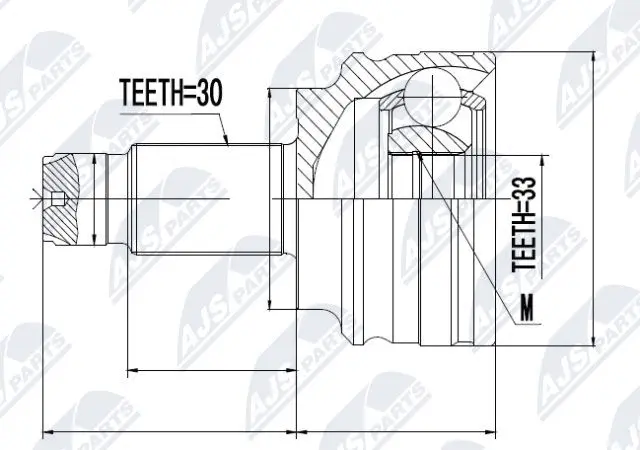 Joint Kit, drive shaft (NPZ-BM-000)