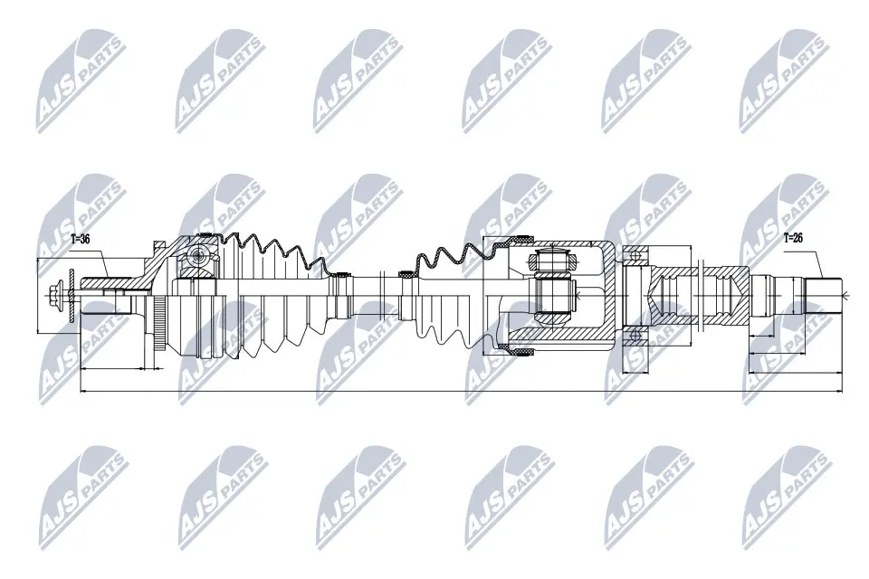 Drive Shaft (NPW-VV-038)