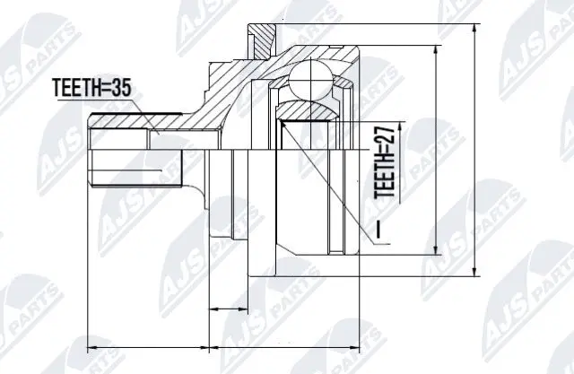 Joint Kit, drive shaft (NPZ-ME-004)