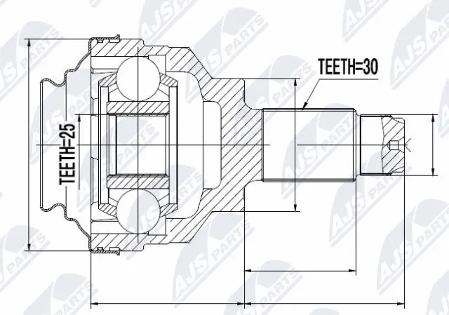 Joint Kit, drive shaft (NPZ-BM-002)