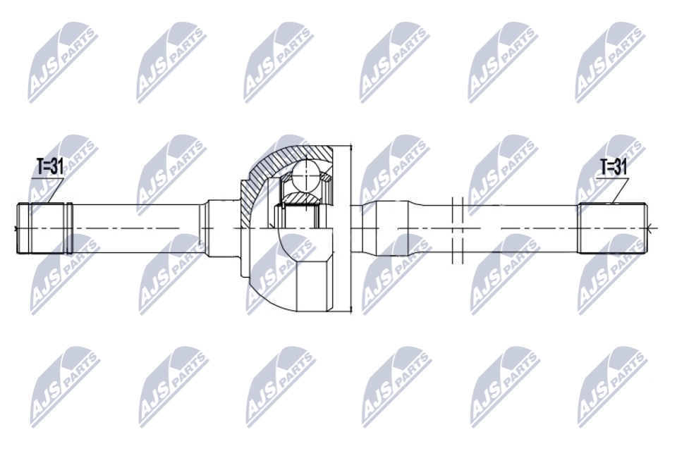Drive Shaft (NPW-NS-154)