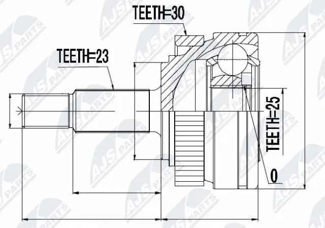 Joint Kit, drive shaft (NPZ-RE-011)