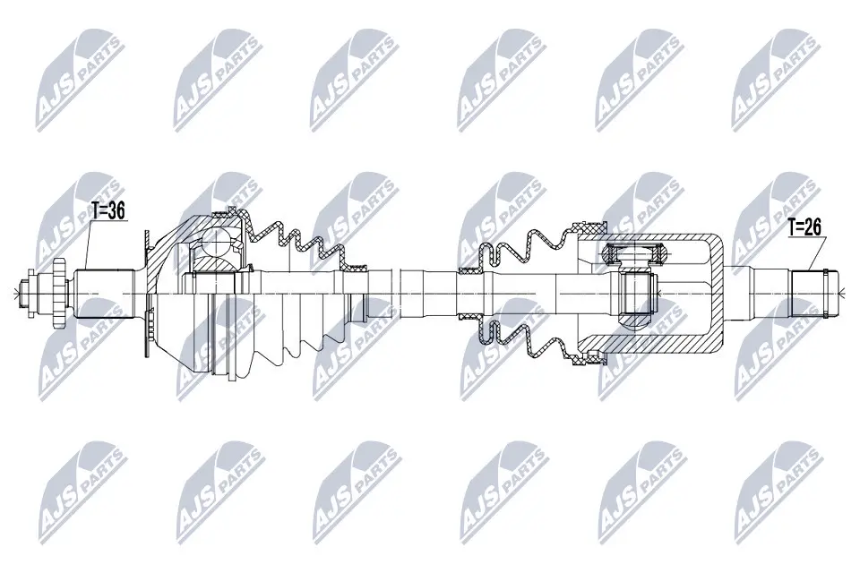 Drive Shaft (NPW-VW-125)