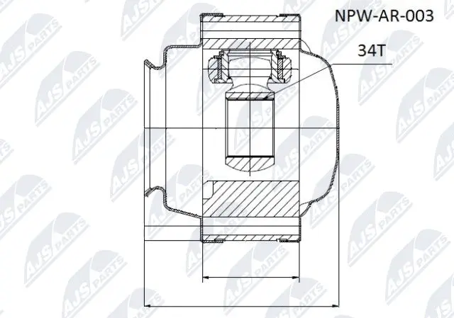 Joint Kit, drive shaft (NPW-AR-003)