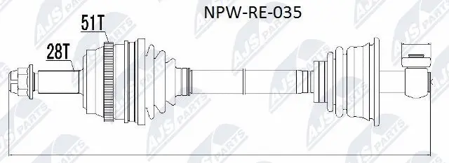Drive Shaft (NPW-RE-035)