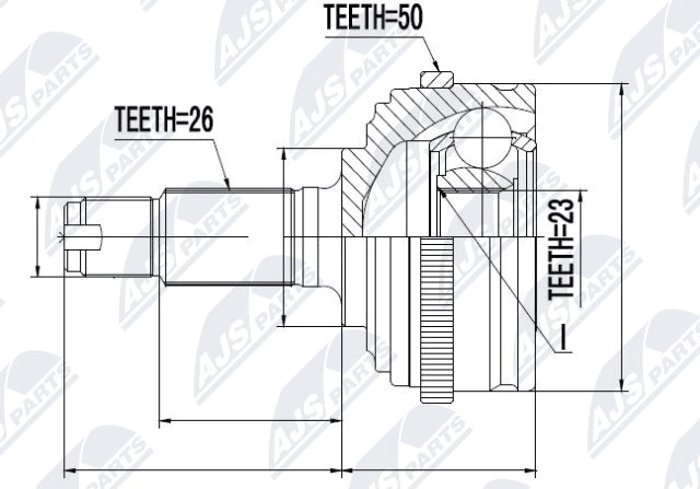 Joint Kit, drive shaft (NPZ-RV-004)
