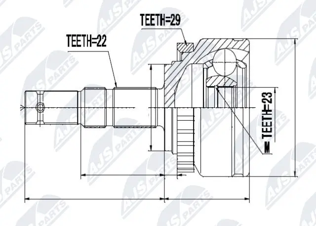 Joint Kit, drive shaft (NPZ-PL-015)
