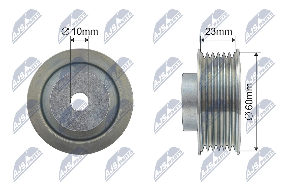 Deflection/Guide Pulley, V-ribbed belt (RNK-SU-008)