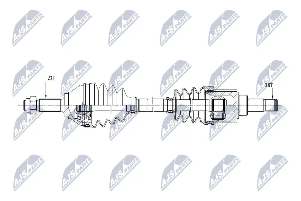 Drive Shaft (NPW-VW-155)
