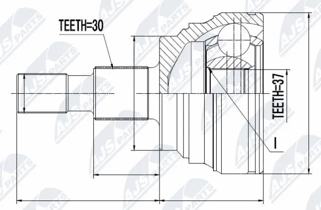 Joint Kit, drive shaft (NPZ-ME-014)