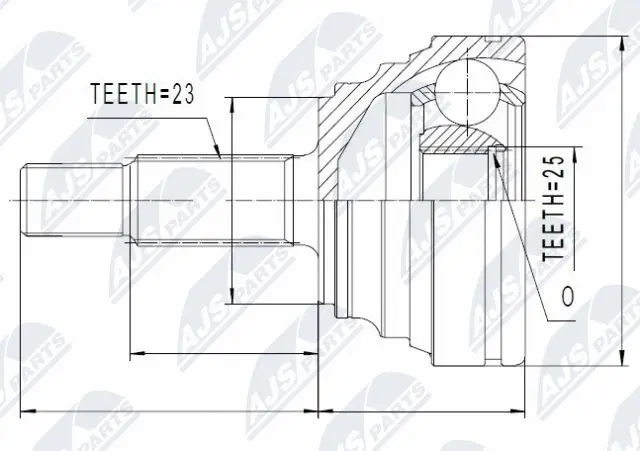 Joint Kit, drive shaft (NPZ-RE-005)