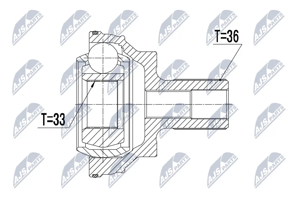 Joint Kit, drive shaft (NPZ-VW-043)