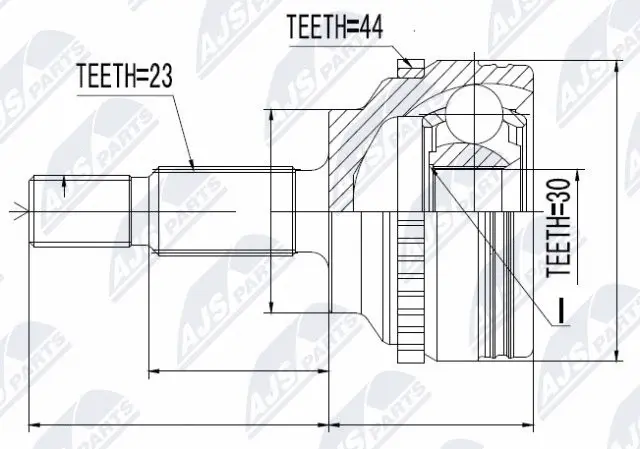 Joint Kit, drive shaft (NPZ-RE-020)