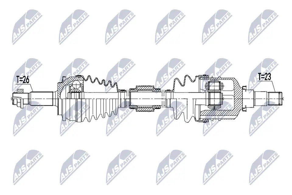 Drive Shaft (NPW-TY-159)