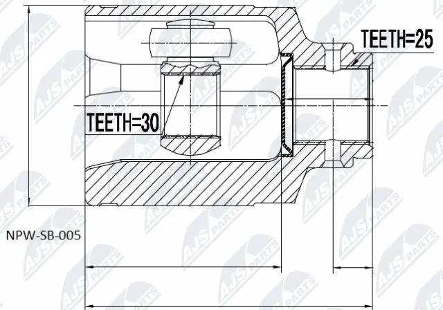 Joint Kit, drive shaft (NPW-SB-005)