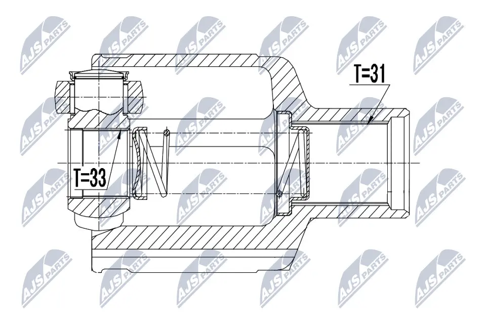Joint Kit, drive shaft (NPW-RE-060)