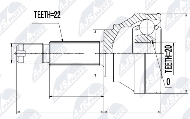 Joint Kit, drive shaft (NPZ-FT-026)