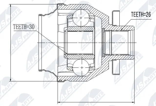Joint Kit, drive shaft (NPW-VW-014)