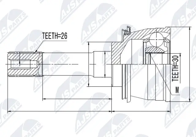 Joint Kit, drive shaft (NPZ-SU-028)