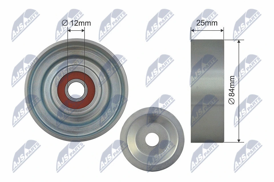 Tensioner Pulley, V-ribbed belt (RNK-NS-041)