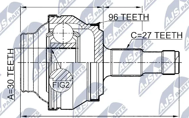 Joint Kit, drive shaft (NPZ-ME-020)