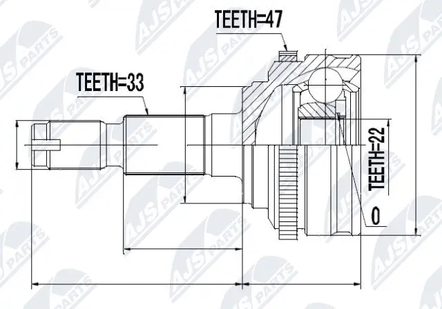 Joint Kit, drive shaft (NPZ-DW-007)