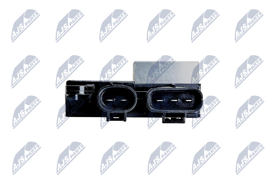 Series resistor, electric motor (radiator fan)