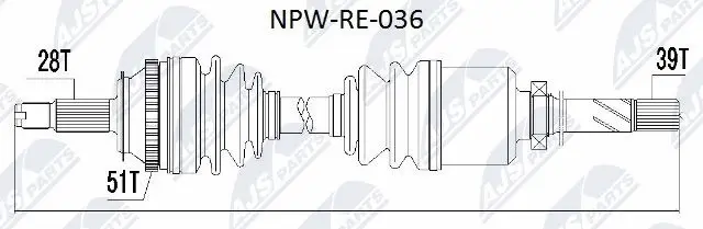 Drive Shaft (NPW-RE-036)