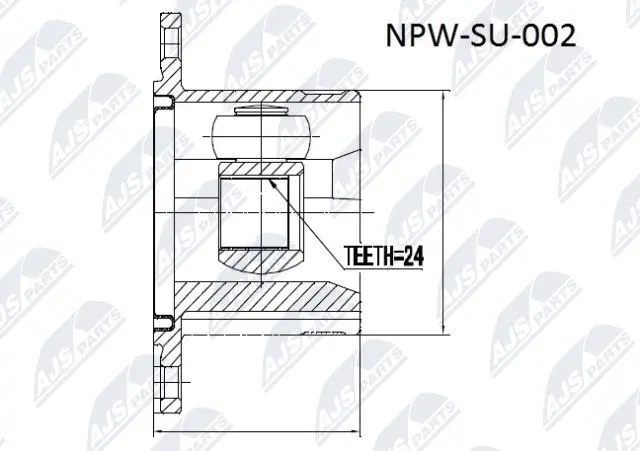Joint Kit, drive shaft (NPW-SU-002)