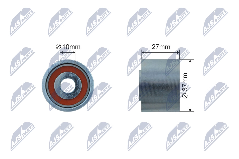 Deflection/Guide Pulley, V-ribbed belt (RNK-CT-064)