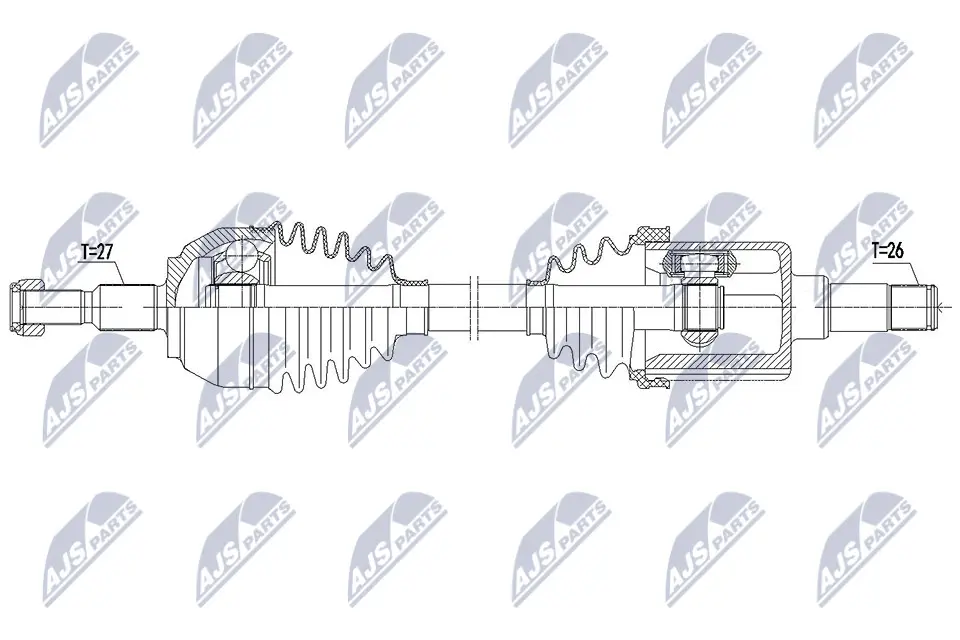 Drive Shaft (NPW-FR-117)