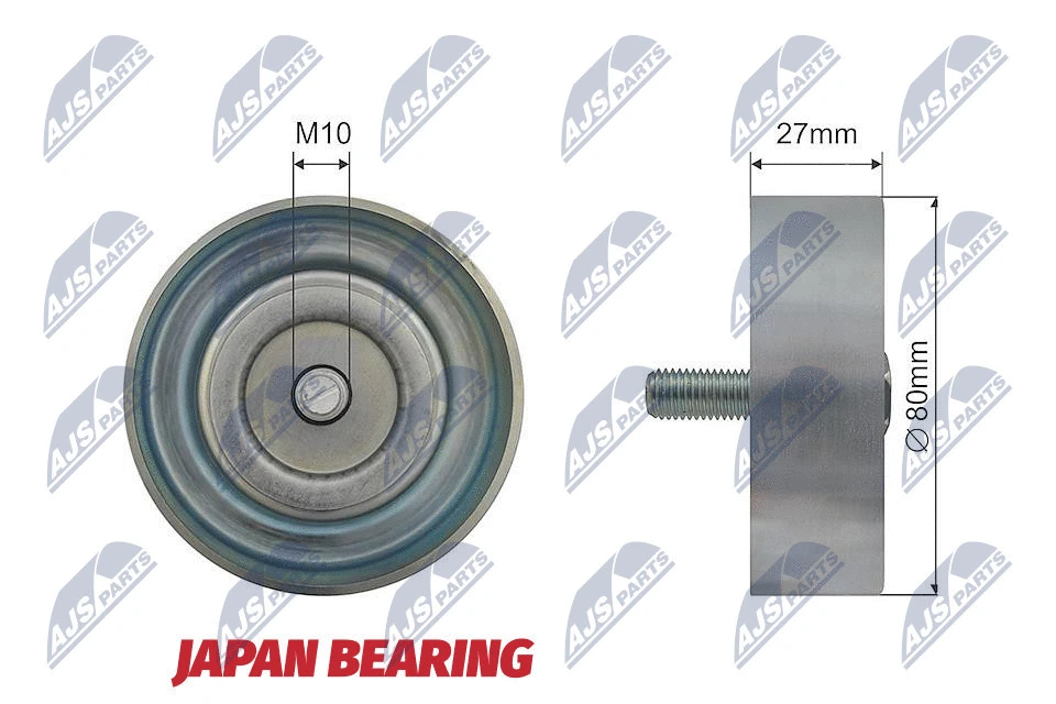 Deflection/Guide Pulley, V-ribbed belt (RNK-HY-010)