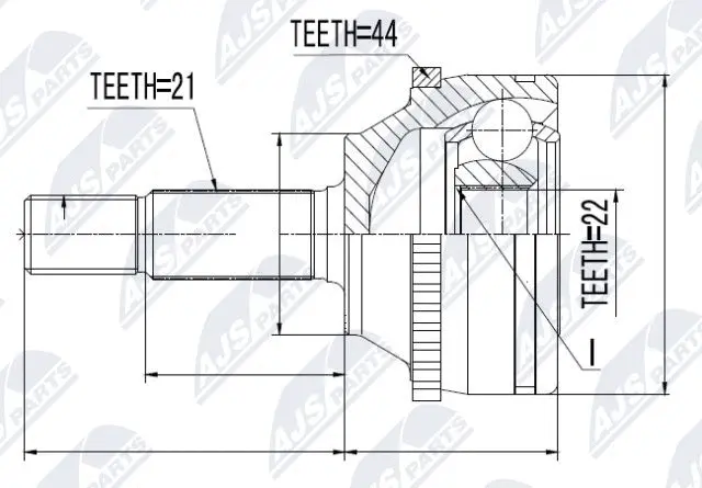 Joint Kit, drive shaft (NPZ-RE-010)