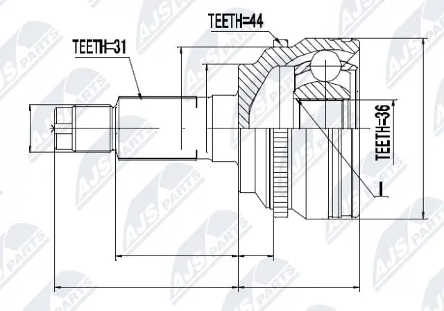 Joint Kit, drive shaft (NPZ-MZ-019)