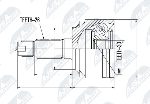 Joint Kit, drive shaft (NPZ-HD-023)