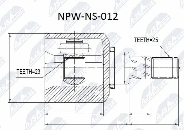 Joint Kit, drive shaft (NPW-NS-012)