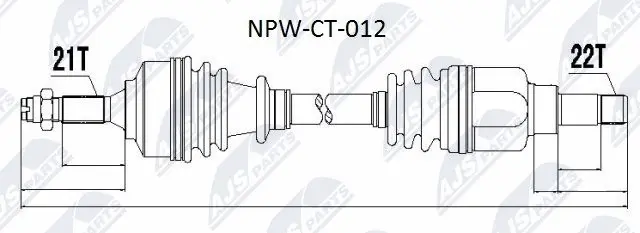 Drive Shaft (NPW-CT-012)