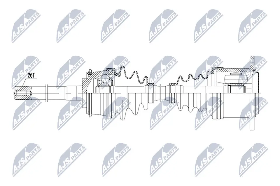 Drive Shaft (NPW-TY-083)