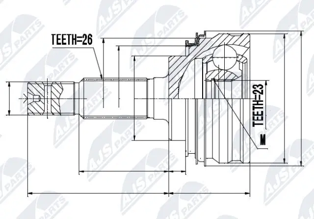 Joint Kit, drive shaft (NPZ-TY-005)