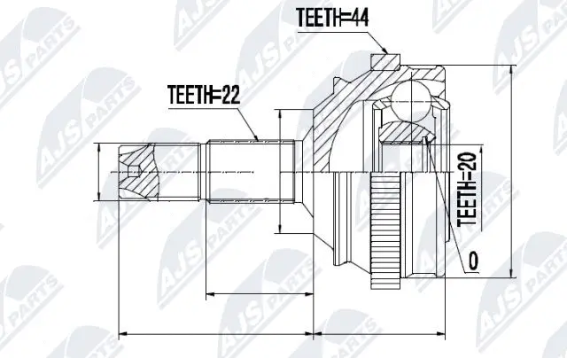 Joint Kit, drive shaft (NPZ-FT-003)