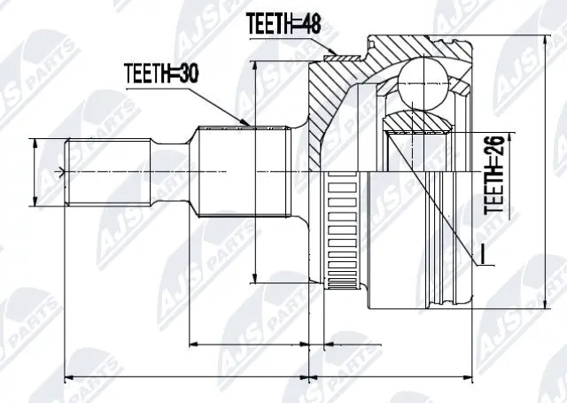 Joint Kit, drive shaft (NPZ-ME-009)