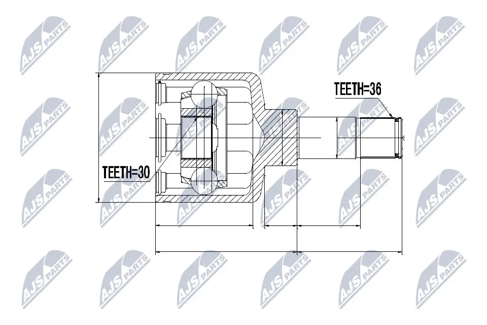 Joint Kit, drive shaft (NPW-FR-044)