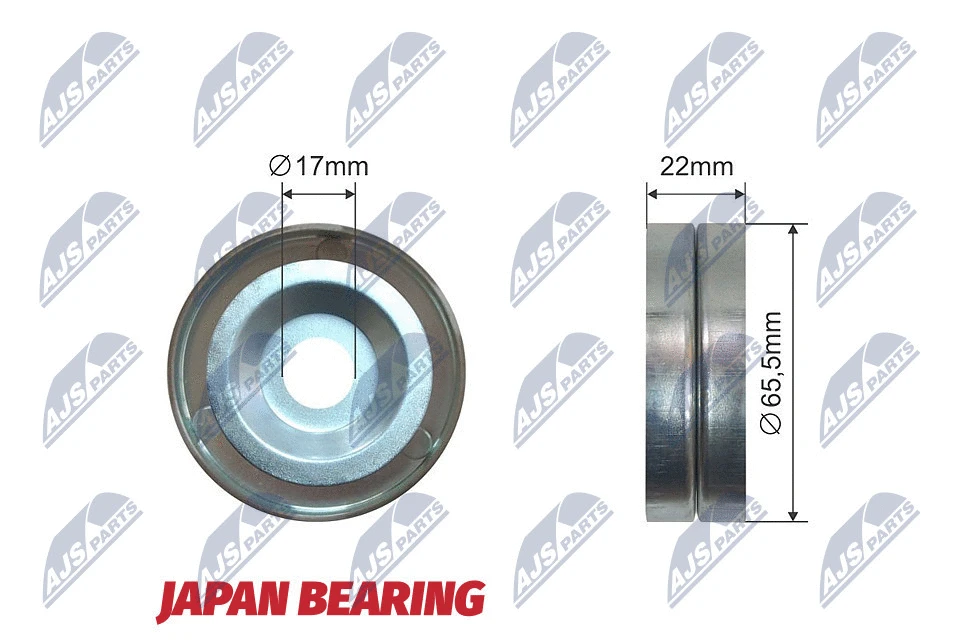 Tensioner Pulley, V-ribbed belt (RNK-HY-003A)