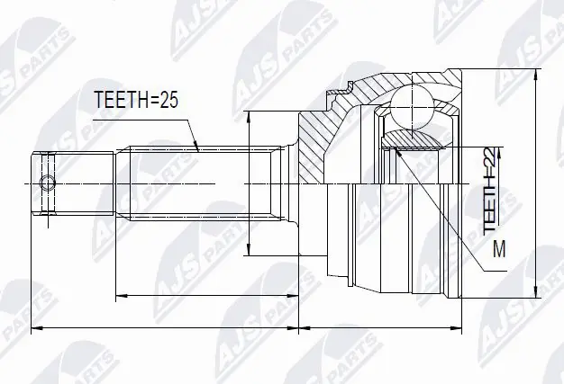 Joint Kit, drive shaft (NPZ-MS-001)
