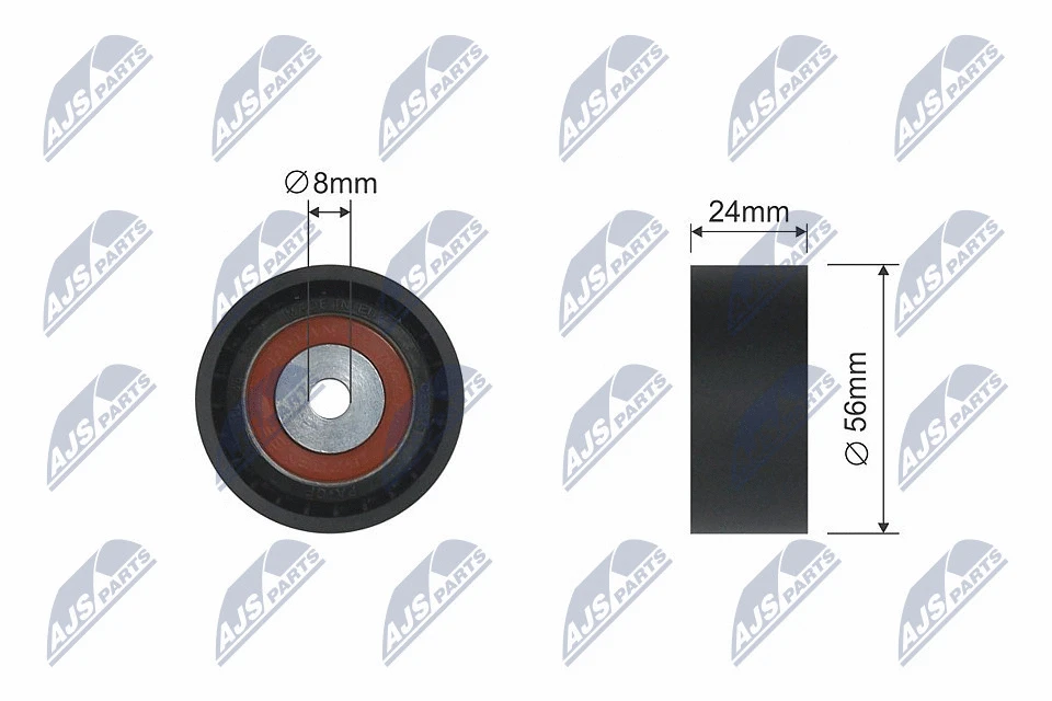 Deflection/Guide Pulley, V-ribbed belt (RNK-RE-007)
