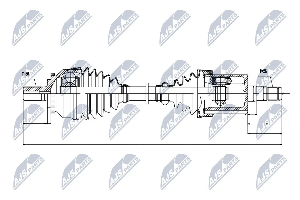 Drive Shaft (NPW-VV-045)