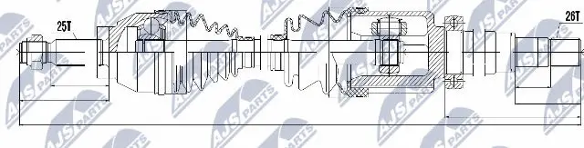 Drive Shaft (NPW-FR-054)