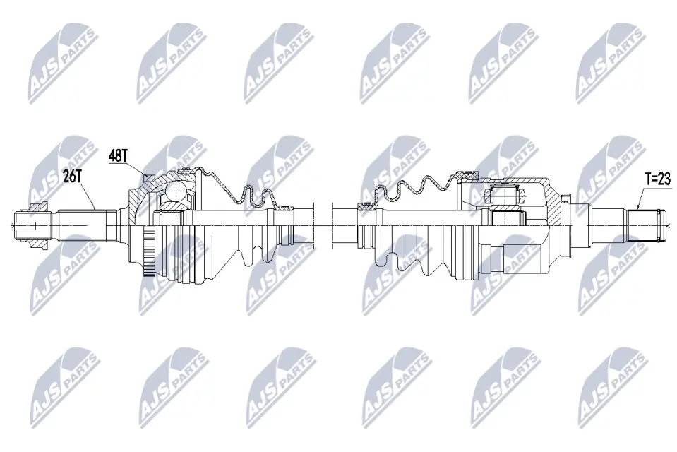 Drive Shaft (NPW-TY-175)