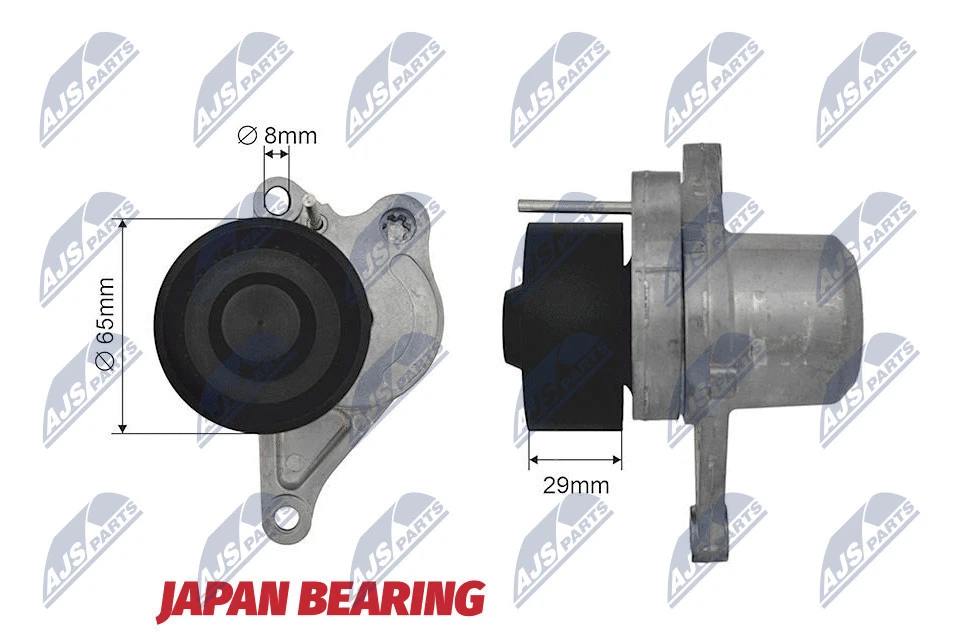 Tensioner Pulley, V-ribbed belt (RNK-NS-036)